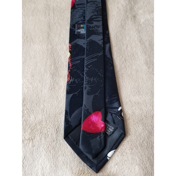 Looney Tunes Mania 1995 Tasmanian Devil Men's Tie Bugs Bunny Made in Korea Vtg - Picture 11 of 12